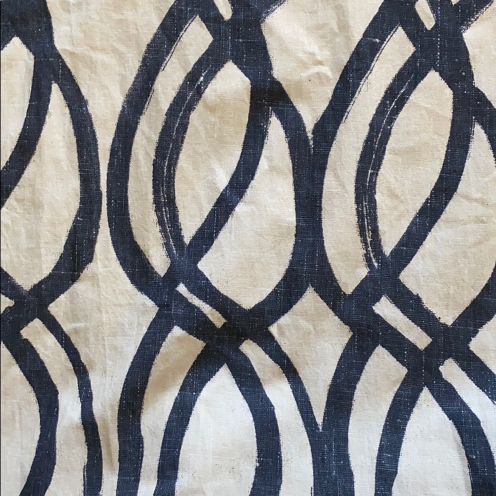 4 West Elm Scribble curtain panels 84”